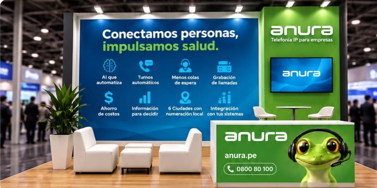 Imagen actual: Anura Perú en la feria Tecnosalud 2026